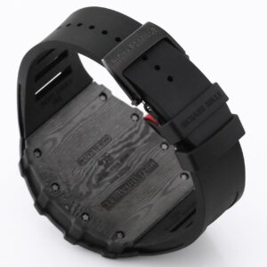 RICHARD MILLE RM035 RM35-01 Black Carbon BBR Factory Best Edition Skeleton Dial on Black Rubber Strap Clone RMUL3 - Best Replica Watches Store For Sale!