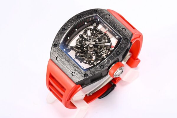 RICHARD MILLE RM055 NTPT BBR Factory Best Edition Red Rubber Strap - Best Replica Watches Store For Sale!