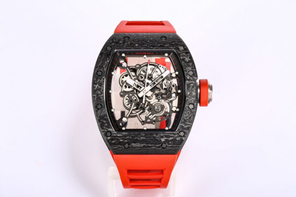 RICHARD MILLE RM055 NTPT BBR Factory Best Edition Red Rubber Strap - Best Replica Watches Store For Sale!
