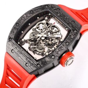 RICHARD MILLE RM055 NTPT BBR Factory Best Edition Red Rubber Strap - Best Replica Watches Store For Sale!