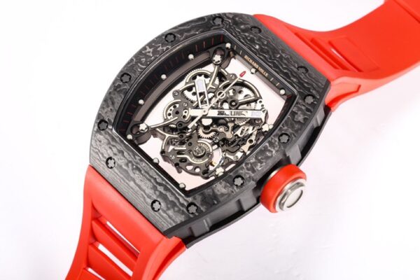 RICHARD MILLE RM055 NTPT BBR Factory Best Edition Red Rubber Strap - Best Replica Watches Store For Sale!
