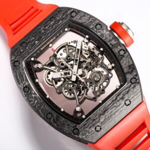 RICHARD MILLE RM055 NTPT BBR Factory Best Edition Red Rubber Strap - Best Replica Watches Store For Sale!