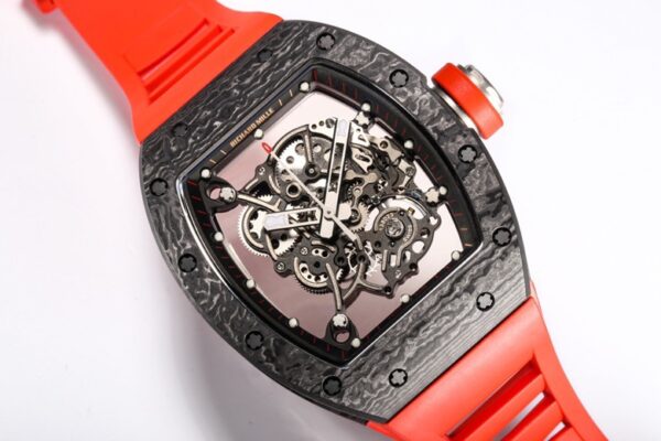 RICHARD MILLE RM055 NTPT BBR Factory Best Edition Red Rubber Strap - Best Replica Watches Store For Sale!