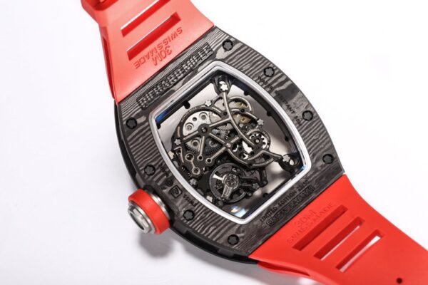 RICHARD MILLE RM055 NTPT BBR Factory Best Edition Red Rubber Strap - Best Replica Watches Store For Sale!