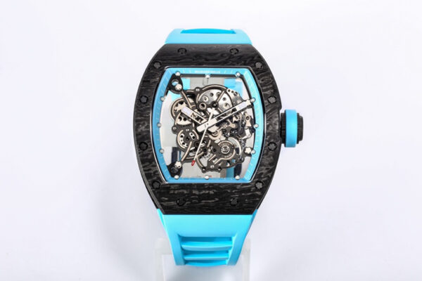 RICHARD MILLE RM055 NTPT BBR Factory Best Edition Blue Rubber Strap - Best Replica Watches Store For Sale!