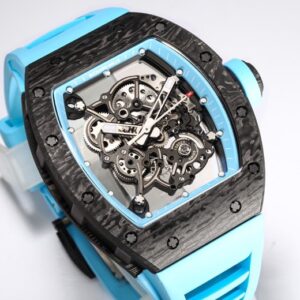 RICHARD MILLE RM055 NTPT BBR Factory Best Edition Blue Rubber Strap - Best Replica Watches Store For Sale!