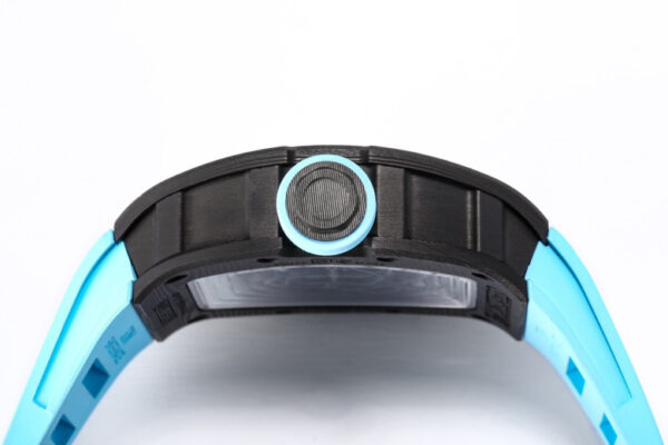 RICHARD MILLE RM055 NTPT BBR Factory Best Edition Blue Rubber Strap - Best Replica Watches Store For Sale!
