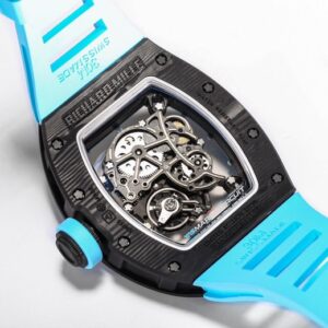 RICHARD MILLE RM055 NTPT BBR Factory Best Edition Blue Rubber Strap - Best Replica Watches Store For Sale!