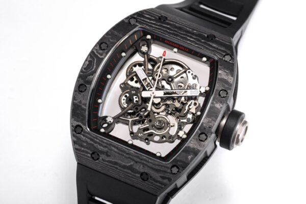 RICHARD MILLE RM055 NTPT BBR Factory Best Edition Black Rubber Strap - Best Replica Watches Store For Sale!