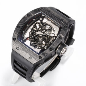 RICHARD MILLE RM055 NTPT BBR Factory Best Edition Black Rubber Strap - Best Replica Watches Store For Sale!