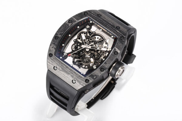 RICHARD MILLE RM055 NTPT BBR Factory Best Edition Black Rubber Strap - Best Replica Watches Store For Sale!