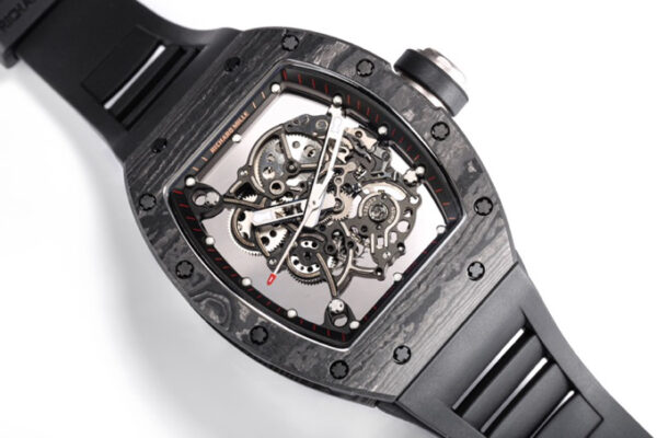 RICHARD MILLE RM055 NTPT BBR Factory Best Edition Black Rubber Strap - Best Replica Watches Store For Sale!