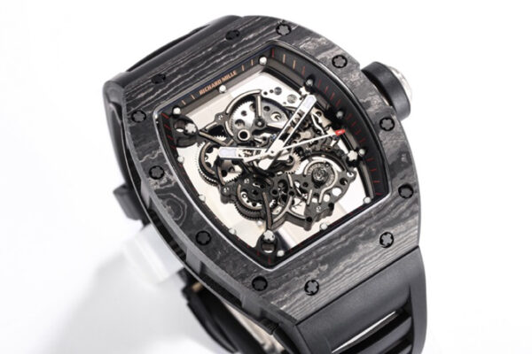 RICHARD MILLE RM055 NTPT BBR Factory Best Edition Black Rubber Strap - Best Replica Watches Store For Sale!