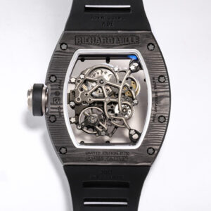 RICHARD MILLE RM055 NTPT BBR Factory Best Edition Black Rubber Strap - Best Replica Watches Store For Sale!
