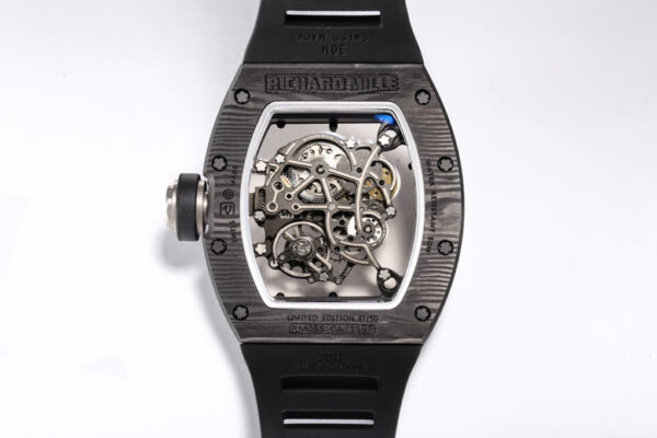 RICHARD MILLE RM055 NTPT BBR Factory Best Edition Black Rubber Strap - Best Replica Watches Store For Sale!